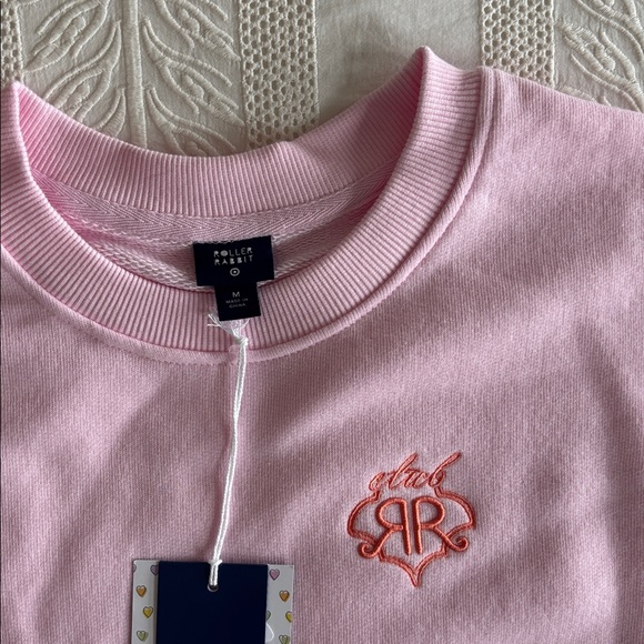 Roller Rabbit x Target Pink Crewneck Sweatshirt Medium - Picture 3 of 4